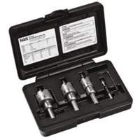 Carbide Hole Cutter Set with Heavy-Duty Carry Case, 4 Pieces Haskins Industrial Inc.