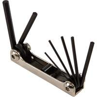 Folding Hex Key Set, 7 Pcs., Metric Haskins Industrial Inc.