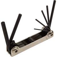Folding Hex Key Set, 7 Pcs., Metric Haskins Industrial Inc.