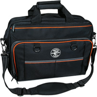 Sac techno Tradesman Pro avec pochette pour ordinateur portable, Polyester, 22 pochettes, Noir/Orange Haskins Industrial Inc.