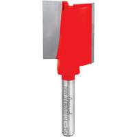 Router Bit - Double Flute Straight Bit, 1" Dia., 3/4" H, 2-9/16" L, 1/4" Shank Haskins Industrial Inc.