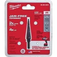 Foret &eacute;tag&eacute; no 1, 1/8" - 1/2", Incr&eacute;ments de 1/32", Acier rapide Haskins Industrial Inc.