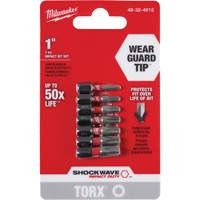 Shockwave 1" Impact Duty Torx&reg; Bit Set Haskins Industrial Inc.