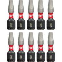 Forets &agrave; chocs Shockwave, Carr&eacute;e, #2, Prise 1/4" Haskins Industrial Inc.