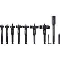 Self-Feed Wood Drill Bit Kit, 8 Pieces, High Carbon Steel Haskins Industrial Inc.