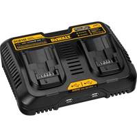 Borne de recharge Max pour chantier, 12 V/20 V, Lithium-ion Haskins Industrial Inc.