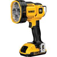 Max Cordless Jobsite Spotlight, LED, 1000 Lumens, Rechargeable Batteries Haskins Industrial Inc.