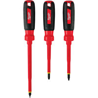 Insulated Screwdriver Kit, 1000 V, 3 Pcs Haskins Industrial Inc.