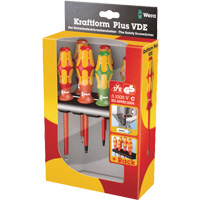 160 i / 168 i /6 VDE Insulated Screwdriver Set, 1000 V, 6 Pcs Haskins Industrial Inc.