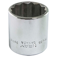 Socket, 13 mm, 1/2" Drive, 12 Points Haskins Industrial Inc.