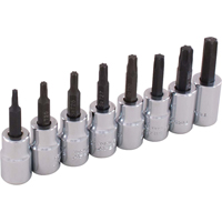 Jeu de douilles, Torx, Prise 3/8", 8 mrcx Haskins Industrial Inc.