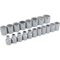 Jeu de douilles, 19 Mcx, Prise de 3/8" Haskins Industrial Inc.