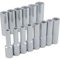 Jeu de douilles, 14 Mcx, Prise de 3/8", Profond Haskins Industrial Inc.