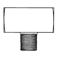 Jonction En T&eacute; M&acirc;le, Laiton, 1/8" Haskins Industrial Inc.