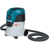 L Class Push & Clean Compact Dust Extractor, Wet-Dry, 1.34 HP, 6.6 US Gal. (25 Litres) Haskins Industrial Inc.