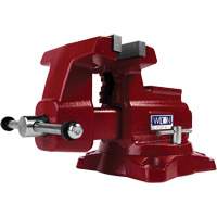 Utility HD Bench Vise, 6-1/2" Jaw Width, 4-1/4" Throat Depth Haskins Industrial Inc.