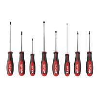 Screwdriver Set with Square Drive, 8 Pcs., Magnetic Haskins Industrial Inc.
