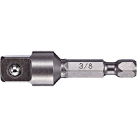 Adapter & Extension, 1/4" Drive Size, 3/8" Male Size, Ball, 2" L Haskins Industrial Inc.