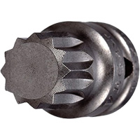 Embout &agrave; ins&eacute;rer, Triple carr&eacute;, 5 x 3/4" lo, Prise 1/4" Haskins Industrial Inc.