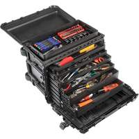 Armoire &agrave; outils mobile Gen 2, 24" la, 6 tiroirs, Noir Haskins Industrial Inc.