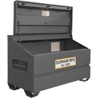 Jobsite Sloped Lid Storage Box, 60" x 30" x 39-3/8", Steel, Grey Haskins Industrial Inc.