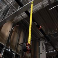 Magnetic Double-Hook Tape Measure, 25', Imperial Graduations Haskins Industrial Inc.