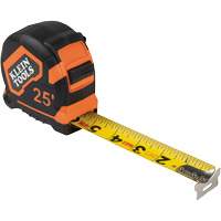 Tape Measure with Belt Clip, 25', 1/16" Graduations Haskins Industrial Inc.