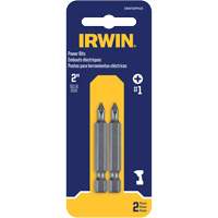 Embouts pour outils &eacute;lectriques, Phillips, Embout #1, Prise 1/4", Longueur 1-15/16" Haskins Industrial Inc.