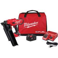 M18 Fuel 21 Degree Nailer Kit, 18 V, Lithium-Ion Haskins Industrial Inc.