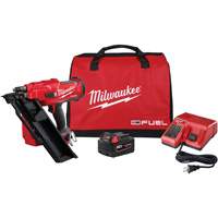 M18 Fuel 30 Degree Nailer Kit, 18 V, Lithium-Ion Haskins Industrial Inc.