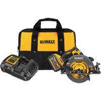 Ensemble de scie circulaire sans balai Flexvolt Max avec frein &eacute;lectrique, 7-1/4", 60 V Haskins Industrial Inc.