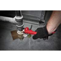 Pipe Wrench, 1" Jaw Capacity, 8" Long, Powder Coated Finish Haskins Industrial Inc.