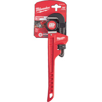 Pipe Wrench, 1-1/2" Jaw Capacity, 10" Long, Powder Coated Finish, Ergonomic Handle Haskins Industrial Inc.