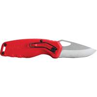 Compact Folding Knife, 2-1/2" Blade, Stainless Steel Blade, Metal Handle Haskins Industrial Inc.