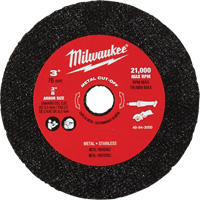 Metal Cut Off Wheel, 3" x 0.04", 3/8" Arbor Haskins Industrial Inc.