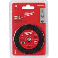 Metal Cut Off Wheel, 3" x 0.04", 3/8" Arbor Haskins Industrial Inc.