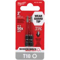 Embout de tournevis Shockwave Impact Duty, Torx, T-10, Prise 1/4" Haskins Industrial Inc.