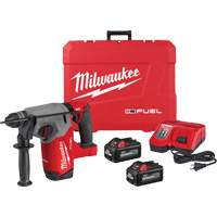 M18 Fuel SDS Plus Rotary Hammer Kit, 18 V, 1", 2 ft-lbs., 1330 RPM Haskins Industrial Inc.