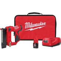 M12 23 Gauge Pin Nailer Kit, 12 V, Lithium-Ion Haskins Industrial Inc.