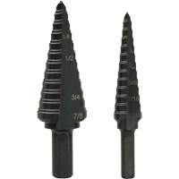 Step Bit Set, 1/8"/3/16" - 1/2"/7/8"  Haskins Industrial Inc.