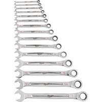 Ratcheting Wrench Set, Combination, 15 Pieces, Imperial Haskins Industrial Inc.
