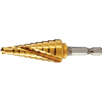 Drillco&reg; #1 Step Drill, 1/8" - 1/2" , 1/32" Increments Haskins Industrial Inc.