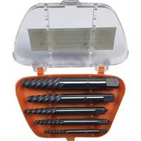 Drillco&reg; Screw Extractor Set with Drills, Carbide, 5 Pieces Haskins Industrial Inc.