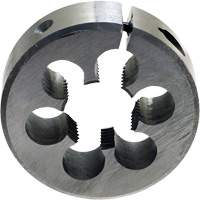 Drillco&reg; Round Adjustable Pipe Die, 1/16"-27 Thread, High Speed Steel Haskins Industrial Inc.