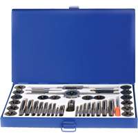 Drillco&reg; Fractional Tap & Die Set, 40 Pieces Haskins Industrial Inc.