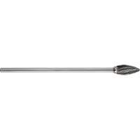 DRILLCO Double Cut Ballnose Cone Burr, SH-2L6 Haskins Industrial Inc.
