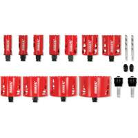 Plumber's Bi-Metal Hole Saw Set, 17 Pieces Haskins Industrial Inc.