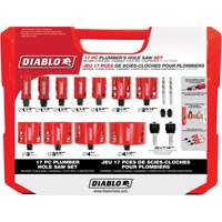 Plumber's Bi-Metal Hole Saw Set, 17 Pieces Haskins Industrial Inc.