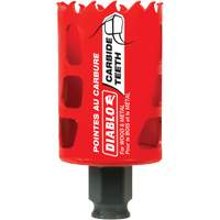 Wood & Metal Hole Saw, 1-3/4", 2-3/8" Depth of Cut, Carbide Haskins Industrial Inc.