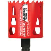 Wood & Metal Hole Saw, 2-5/8", 2-3/8" Depth of Cut, Carbide Haskins Industrial Inc.